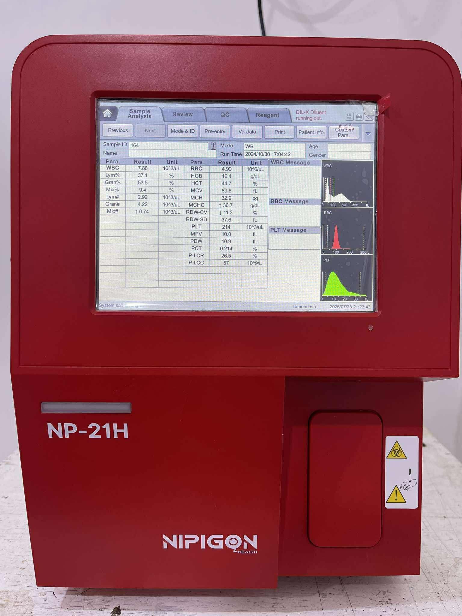 CBC Hematology Analyzer